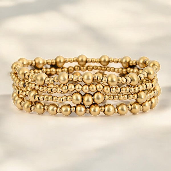 Golden Demure Bracelet Set