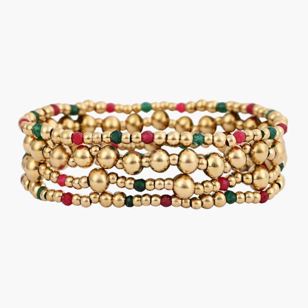 Christmas Gold Magic Bracelet Set