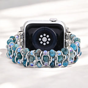 Apatite Azure Braided Apple Watch Strap