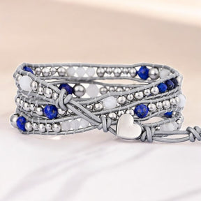 Celestial Lapis Protection Wrap Bracelet