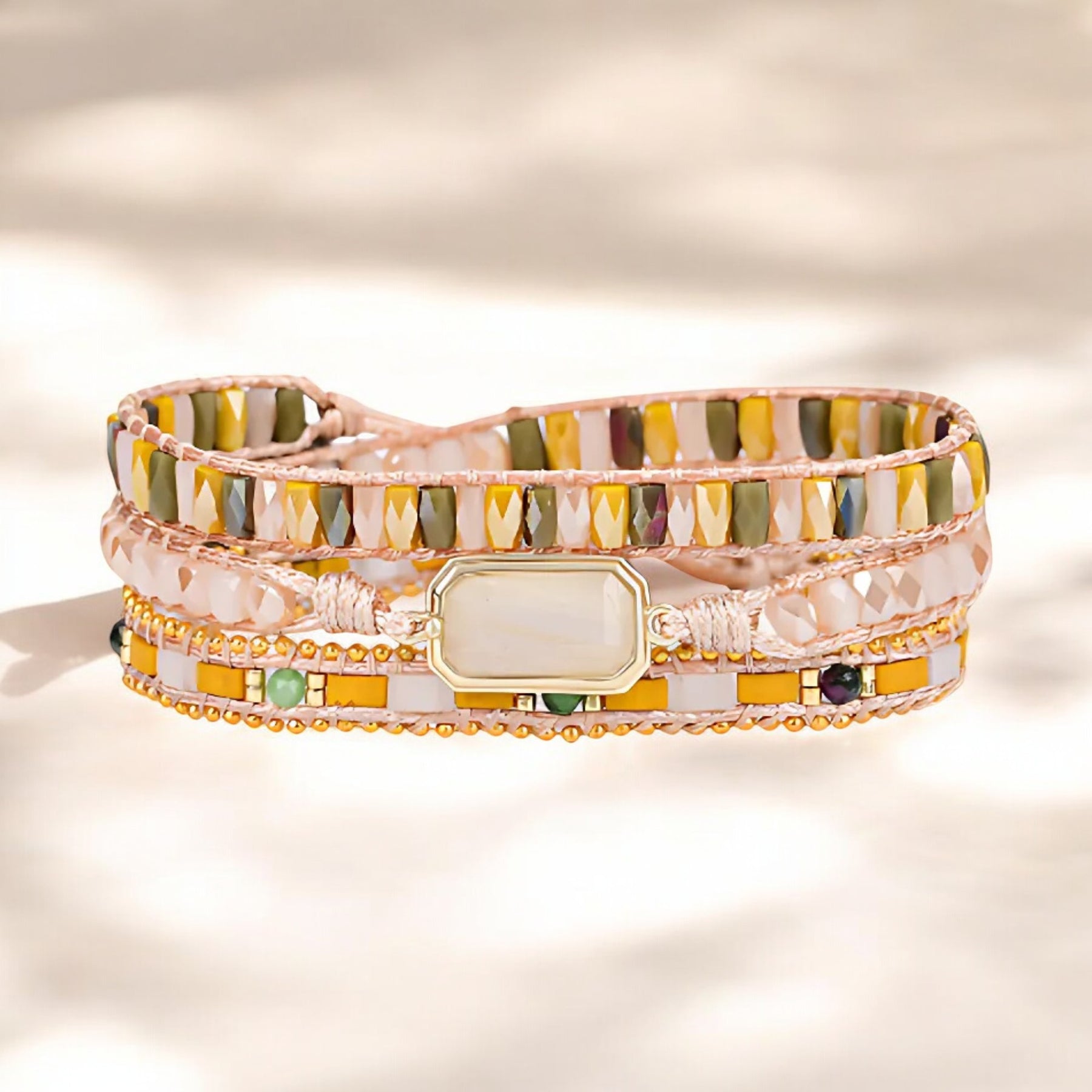 Golden Dawn Wrap Bracelet