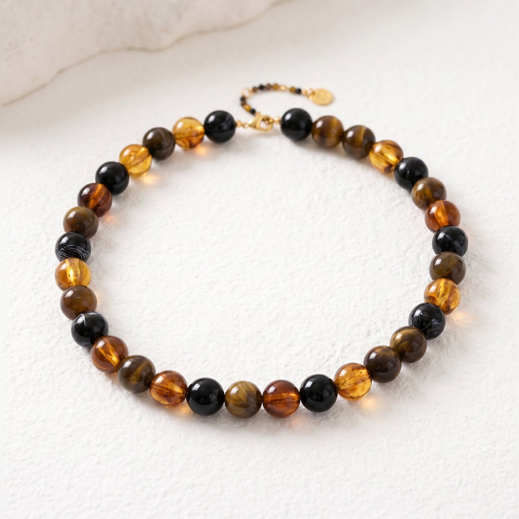 Chunky Rainbow Beaded Necklace