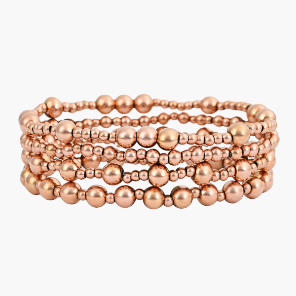 Rose Gold Serenity Bracelet Set