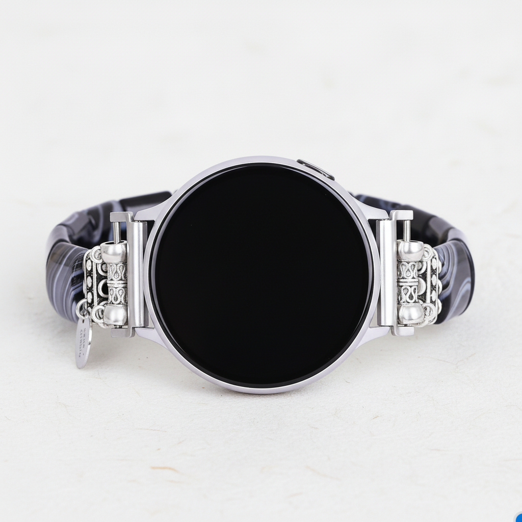 Bohemian Noir Samsung Galaxy Stretch Watch Strap