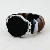 Bohemian Onyx Elegance Stretch Samsung Galaxy Watch Strap
