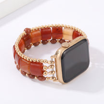 Fierce Grace Tiger's Eye Stretch Apple Watch Strap