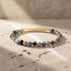 Secret Message Stone Bracelets