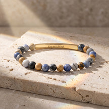 Secret Message Stone Bracelets