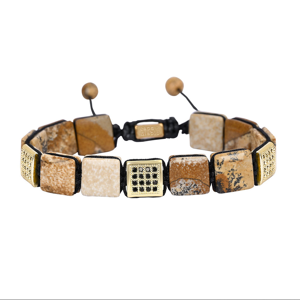 Men’s Picture Stone Bracelet