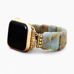 Earth Tibetan Jasper Stretch Apple Watch Strap