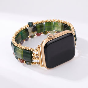 Midnight Bloom Tourmaline Stretch Apple Watch Strap