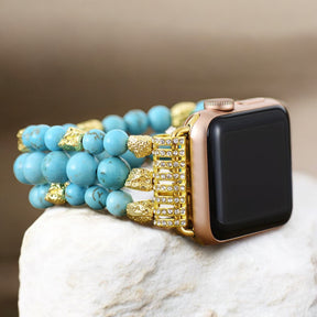 Turquoise Dream Stretch Apple Watch Strap