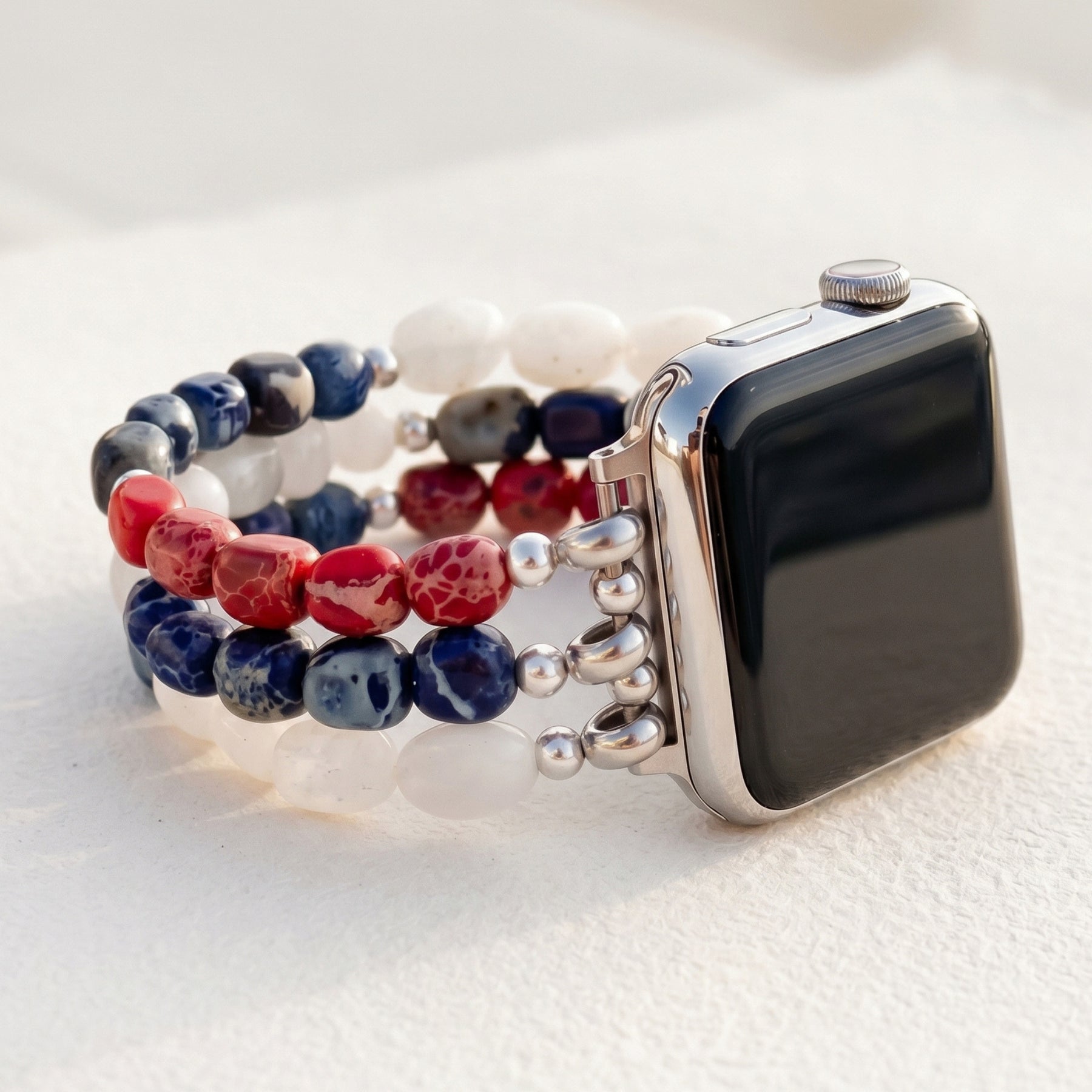 Independence Flame Stretch Apple Watch Strap