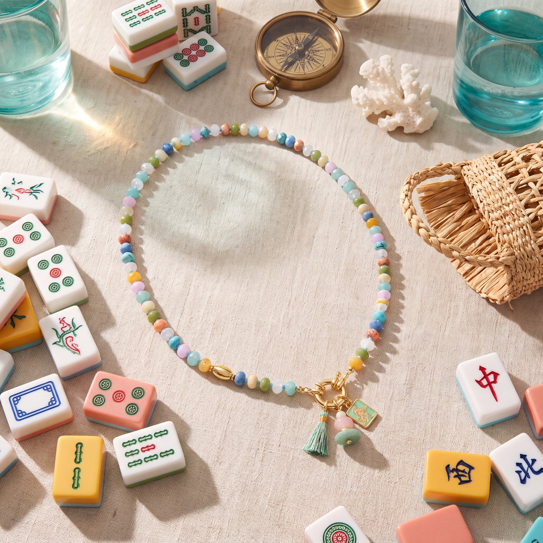Lucky Mahjong Fortune Necklace