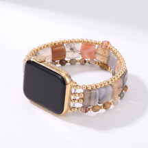 Wild Grace Agate Stretch Apple Watch Strap