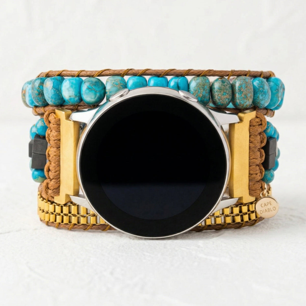 Turquoise Calming Energy Samsung Galaxy Watch Strap