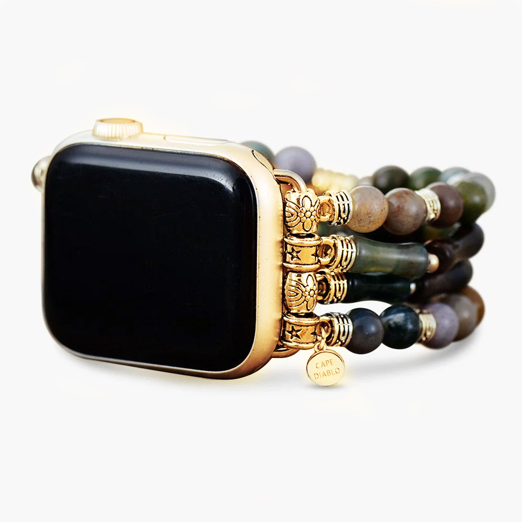 Vintage Agate Stretch Apple Watch Strap