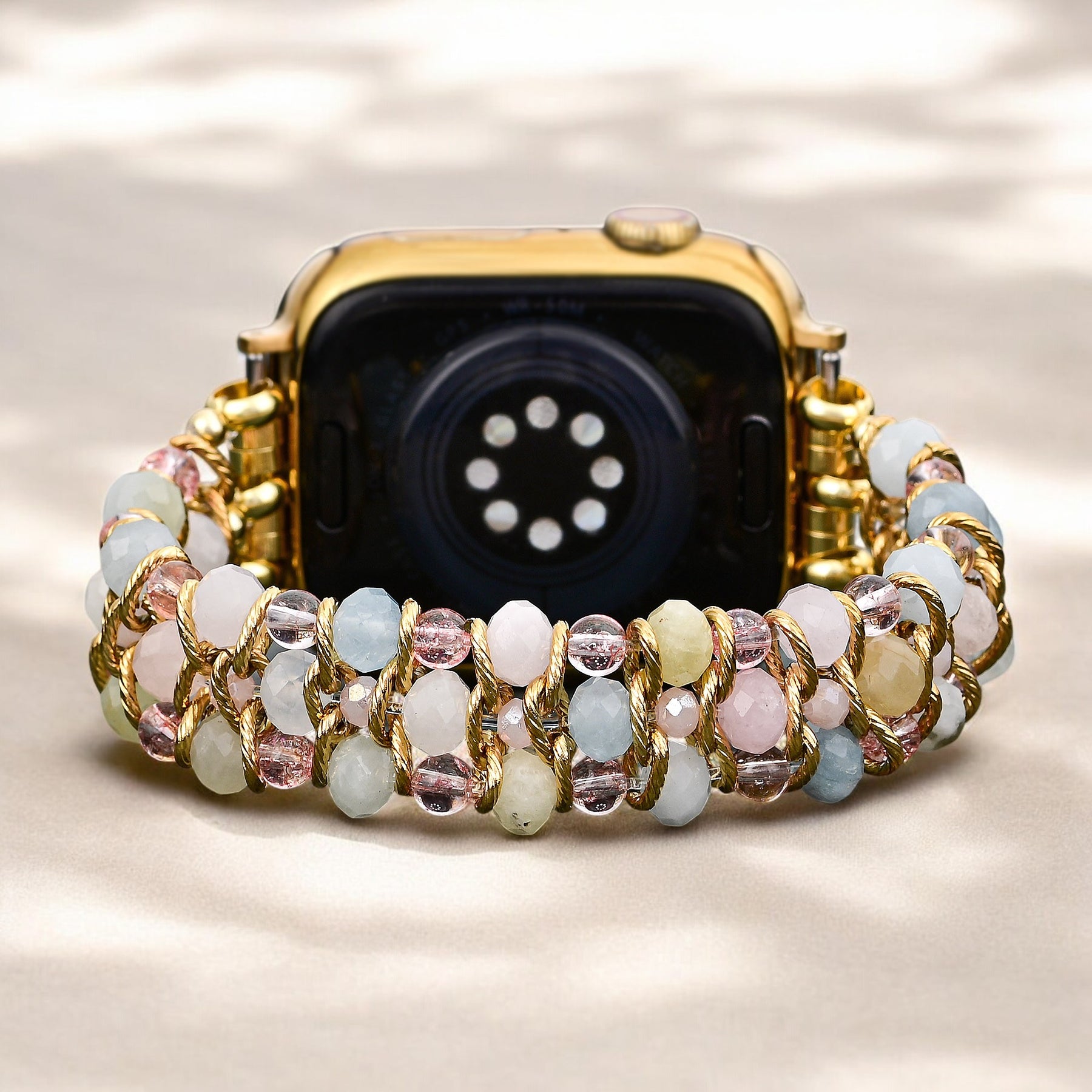 Golden Dawn Braided Stretch Apple Watch Strap