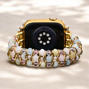 Golden Dawn Braided Stretch Apple Watch Strap