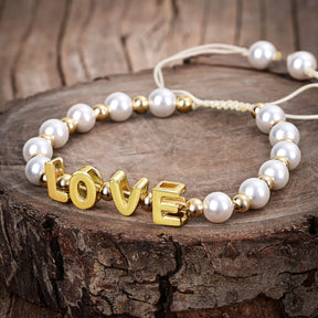 Pearl Radiance Love Bracelet