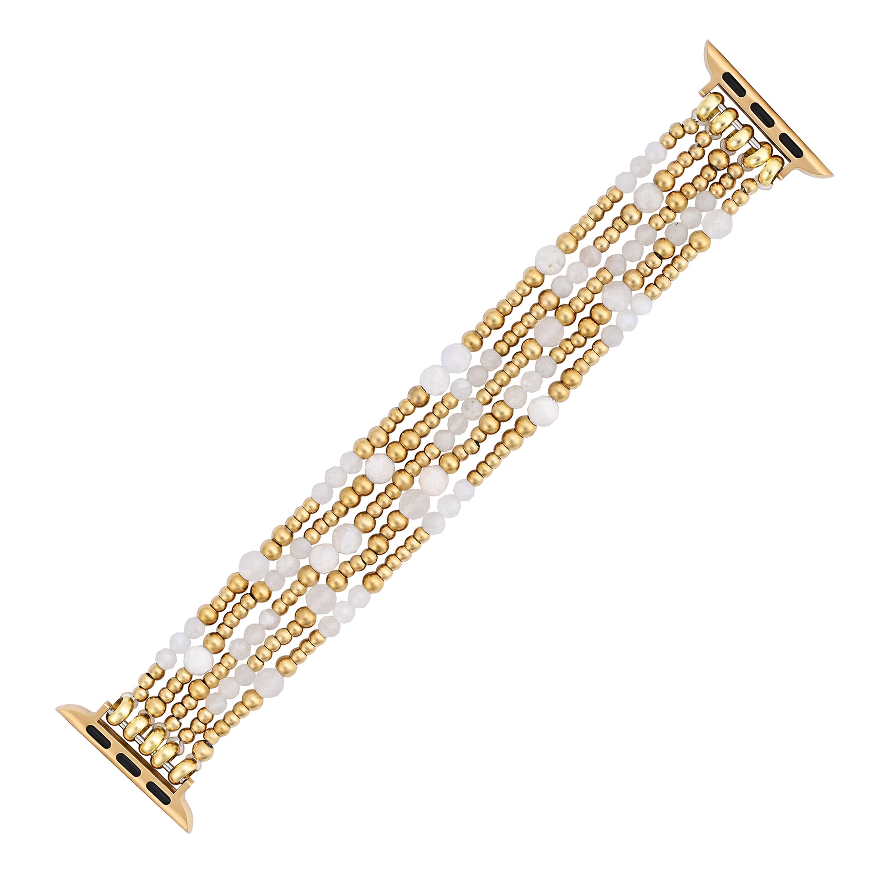 Golden Halo Moonstone Stretch Apple Watch Strap