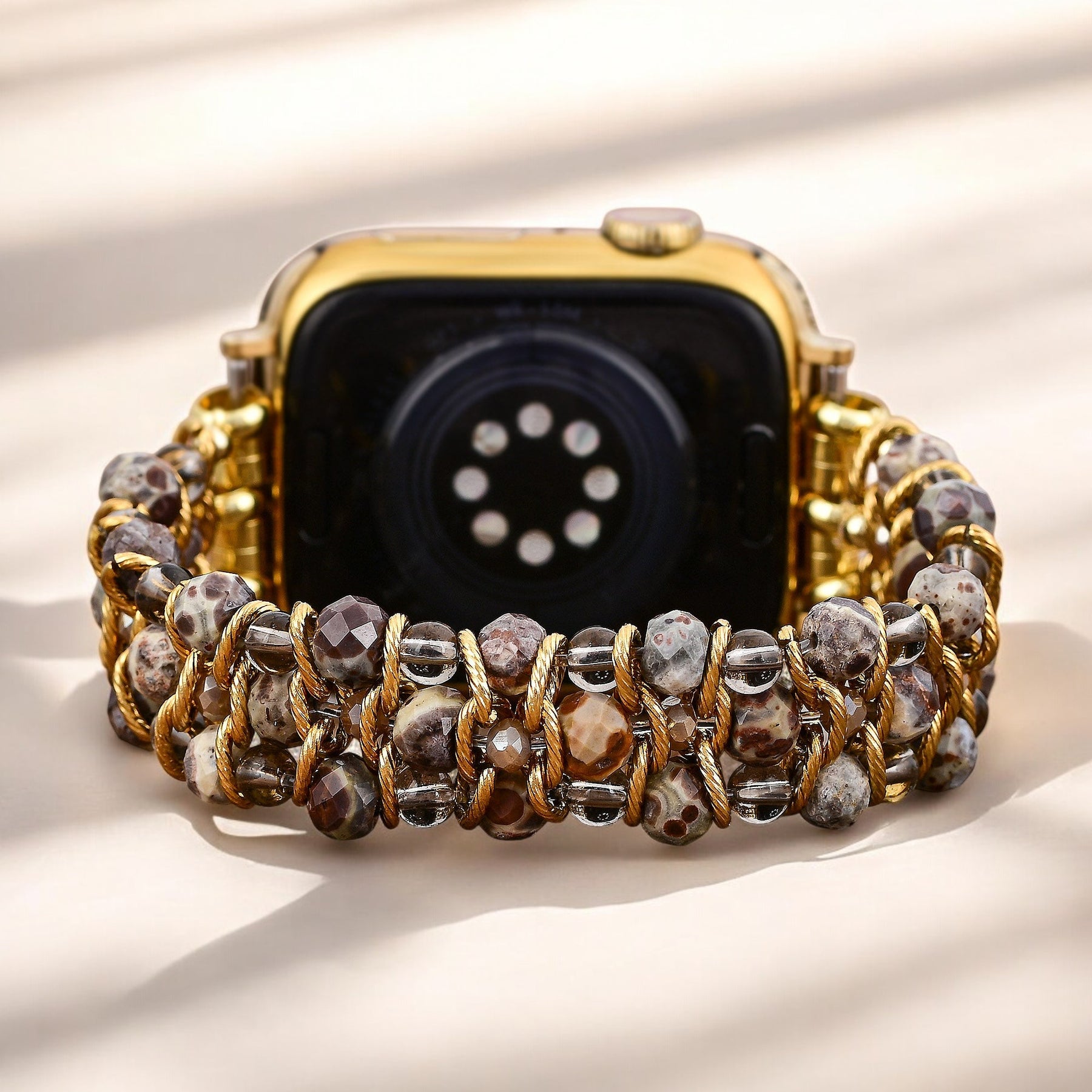 Lush Jade Braided Stretch Apple Watch Strap
