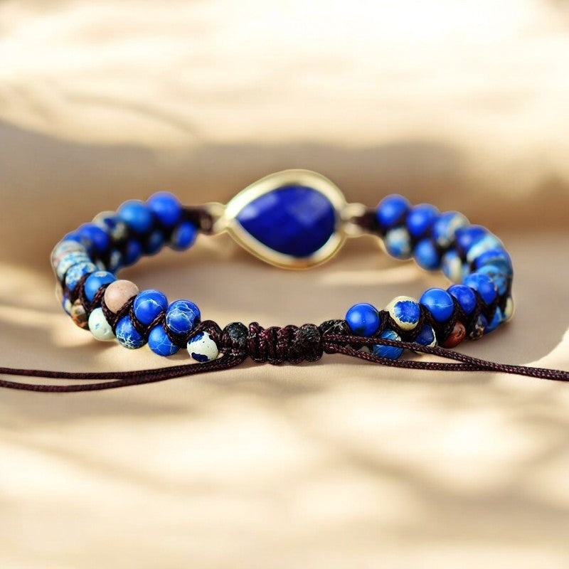 Dainty Lapis Lazuli Energy Bracelet