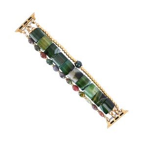 Wild Grace Agate Stretch Apple Watch Strap