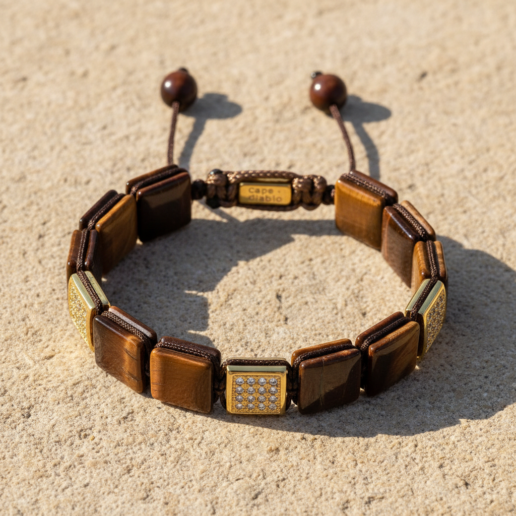 Men’s Yellow Tiger’s Eye Bracelet