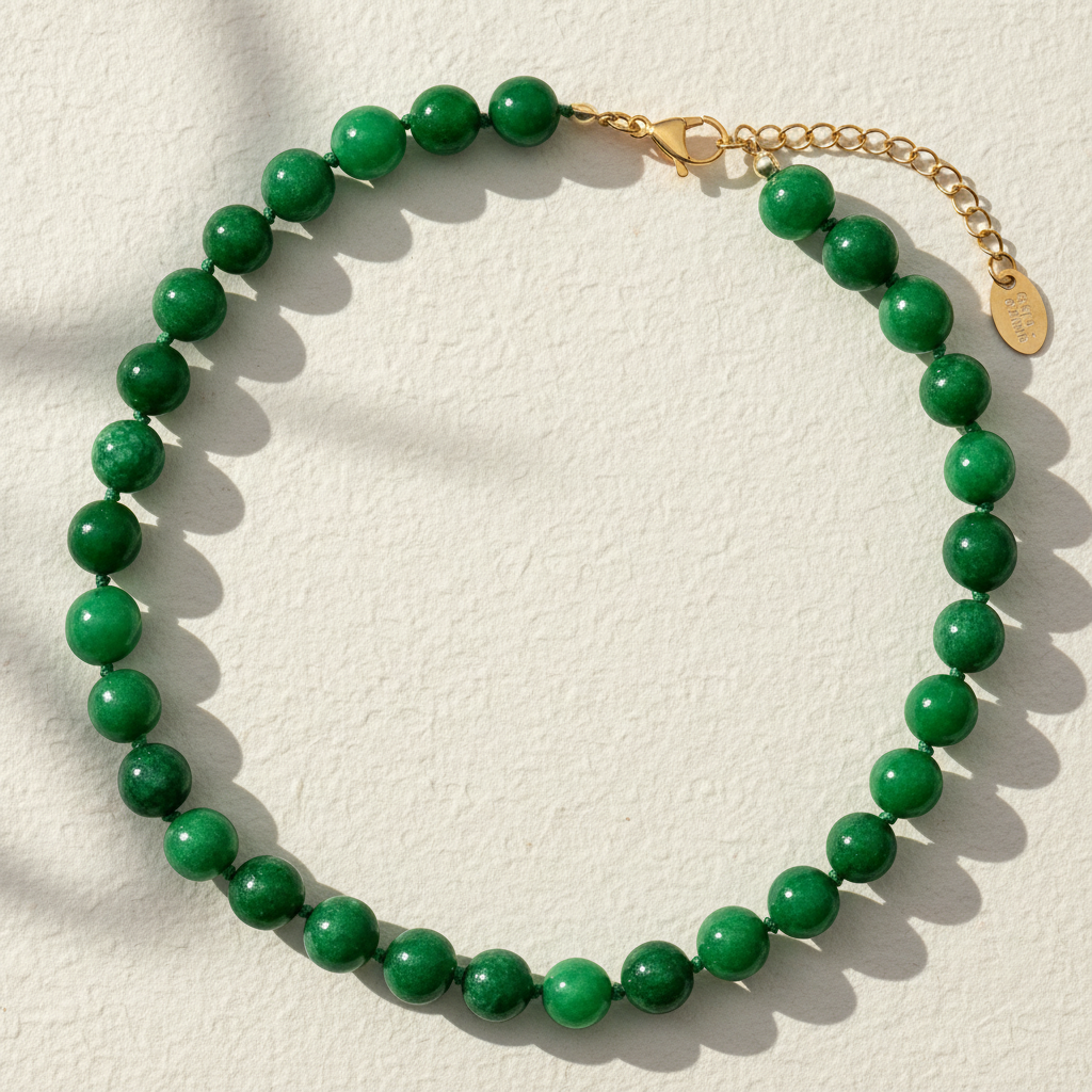 Emerald Spirit Choker Necklace