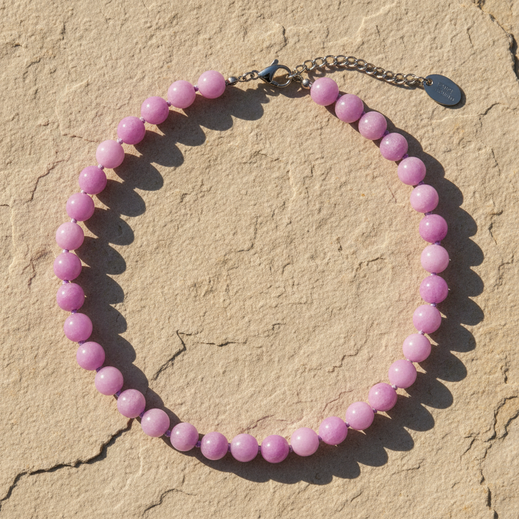 Blissful Lilac Jade Choker Necklace