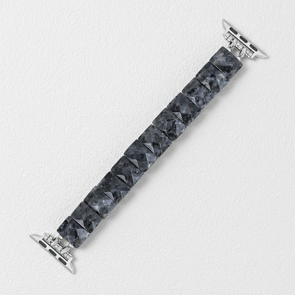 Midnight Balance Stone Stretch Apple Watch Strap