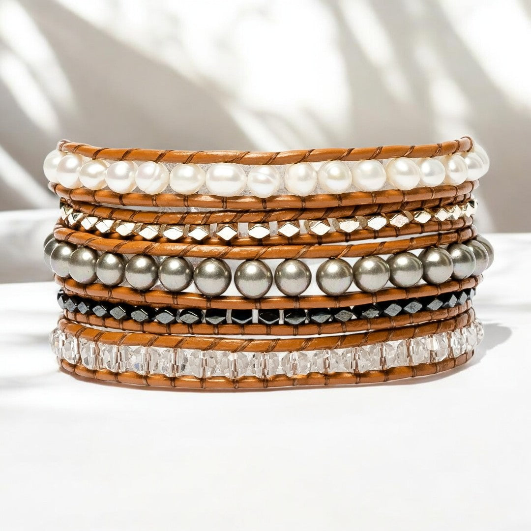 Exquisite Hematite Wrap Bracelet