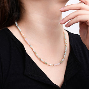 Pastel Harmony Beaded Necklace