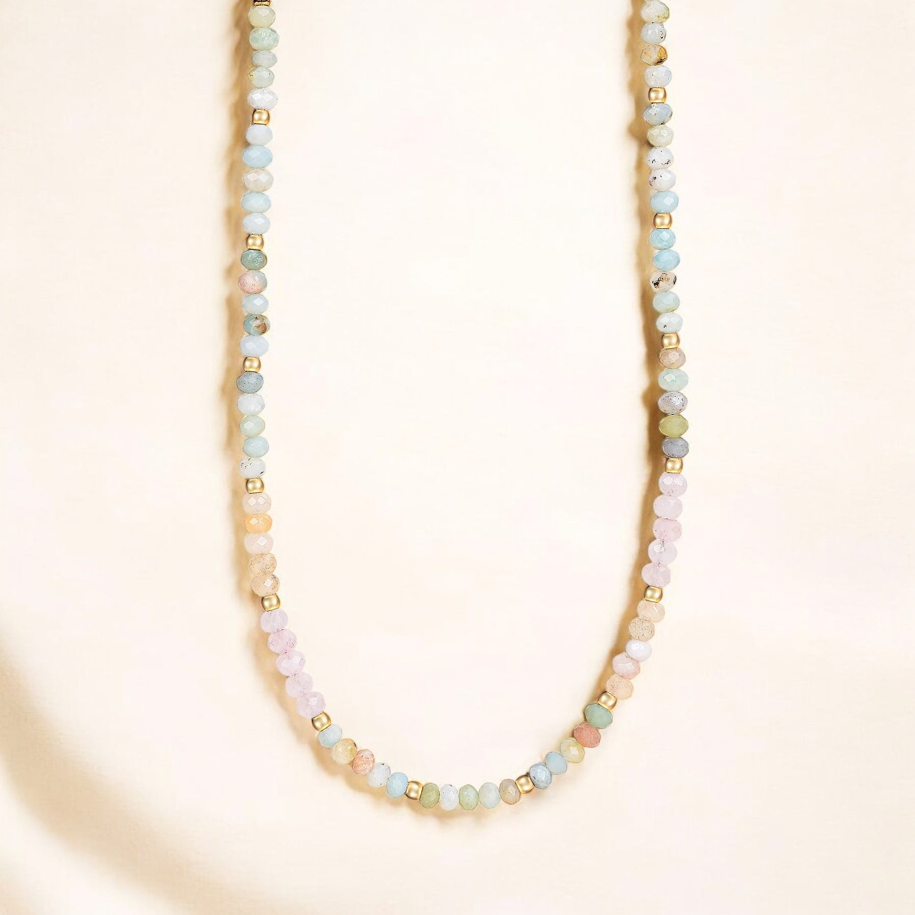 Pastel Harmony Beaded Necklace