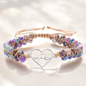 Heartbeat Charm Healing Bracelet
