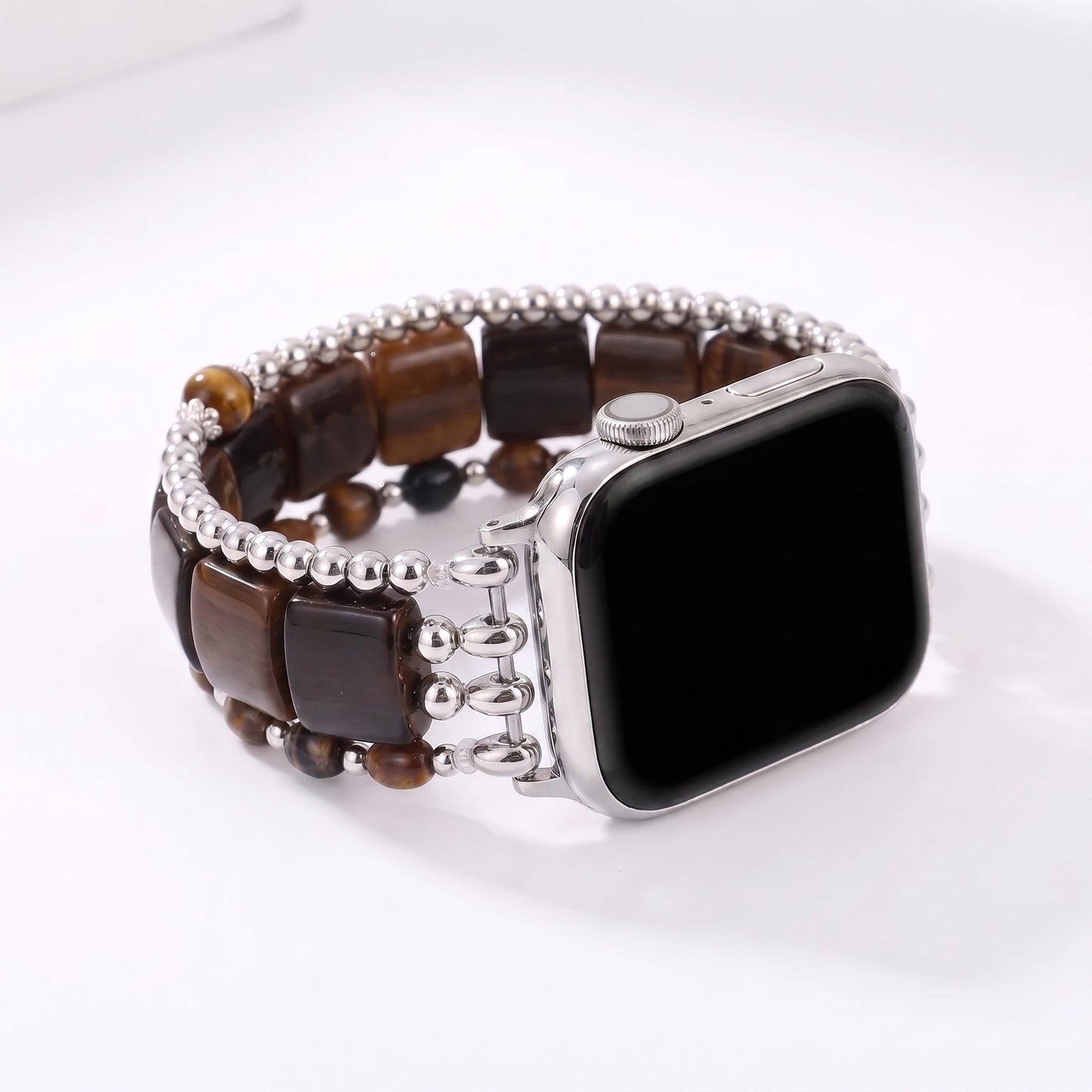 Wild Grace Agate Stretch Apple Watch Strap