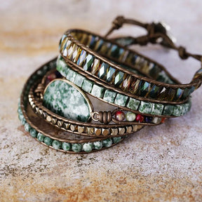 Vintage Verde Wrap Bracelet