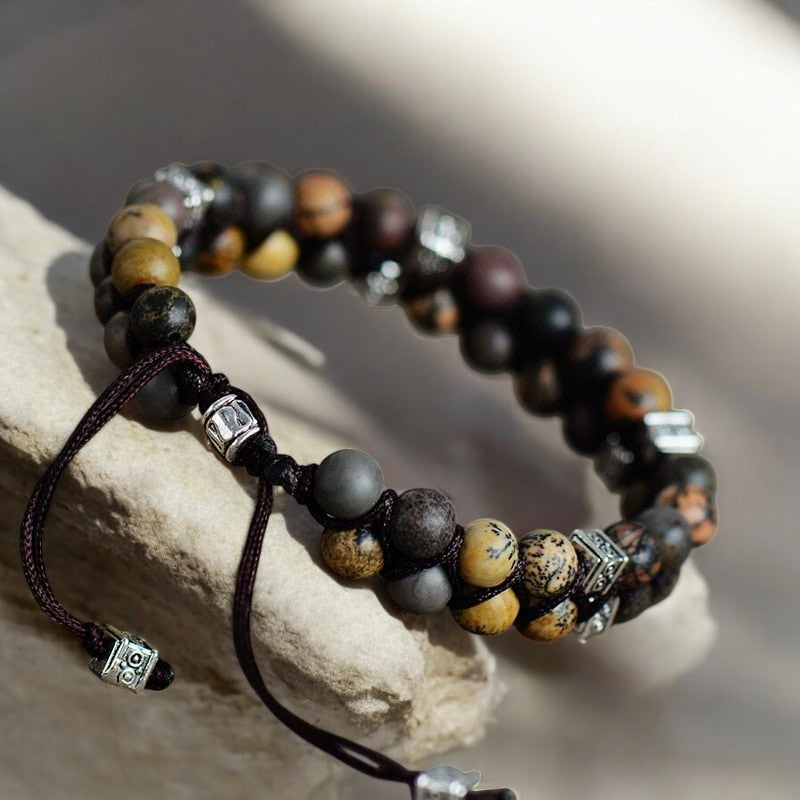 Men's Charming Jasper Bracelet