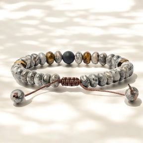 Men's Jasper & Tiger Eye Bracelet