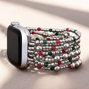 Christmas Silver Magic Apple Watch Strap