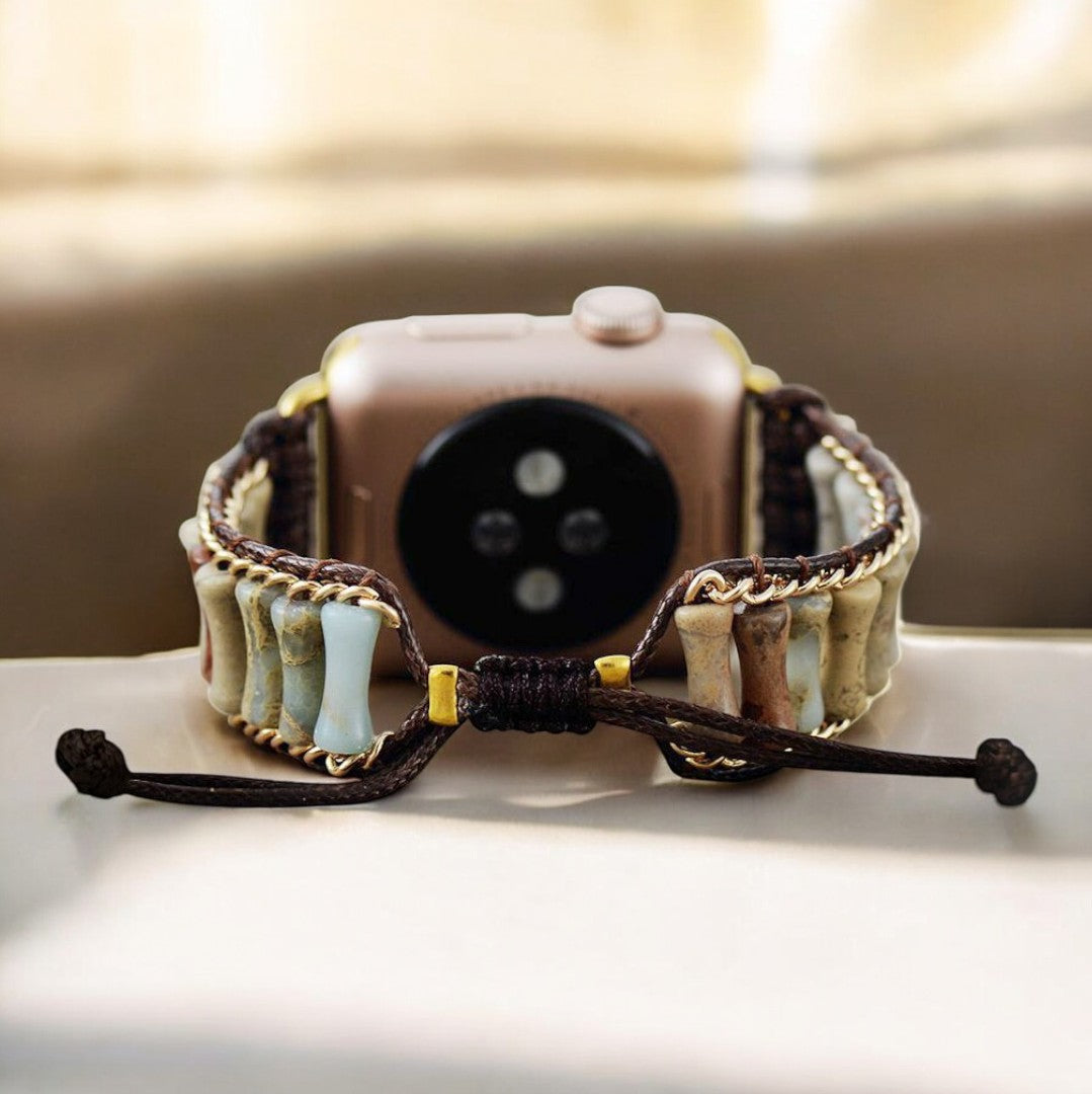 Refined Imperial Jasper Apple Watch Strap