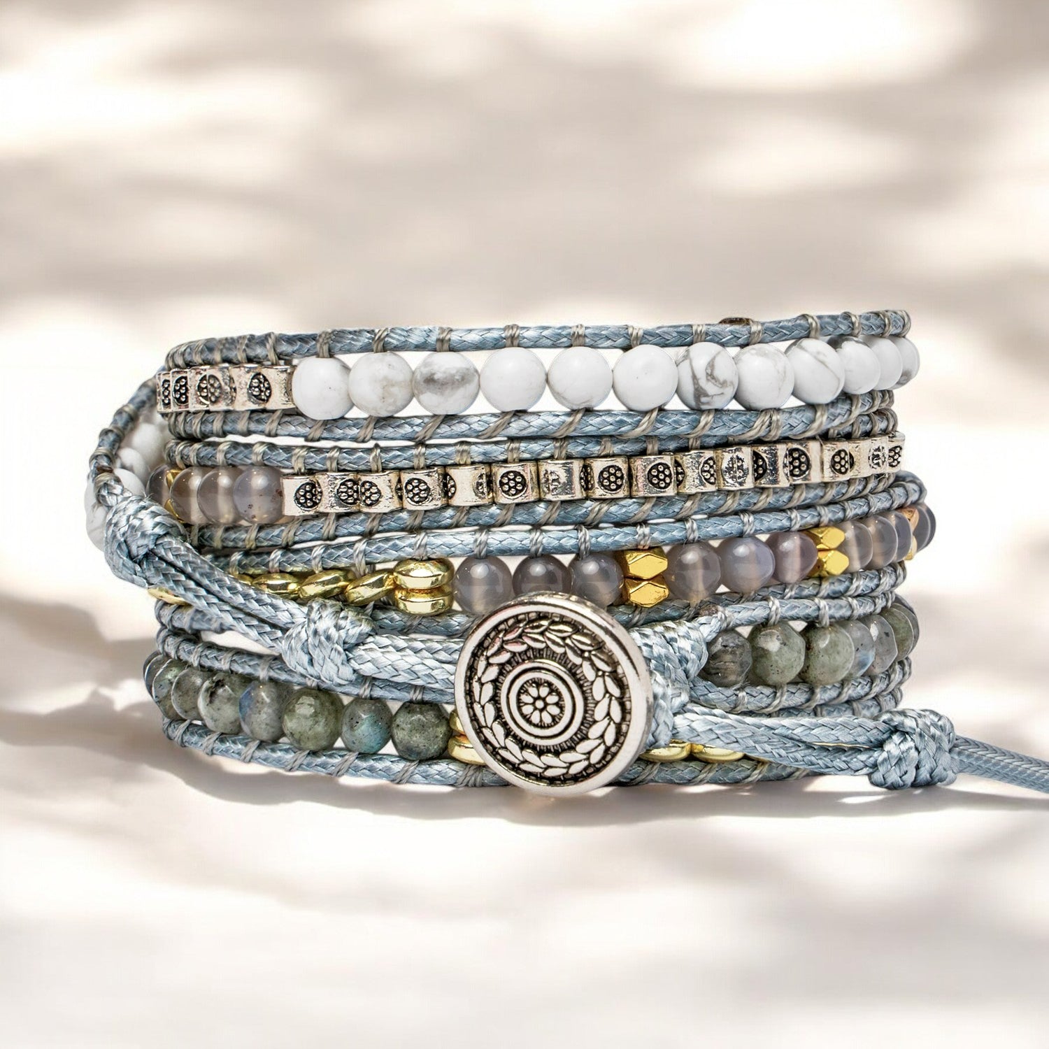 Rose Quartz Loving Wrap Bracelet