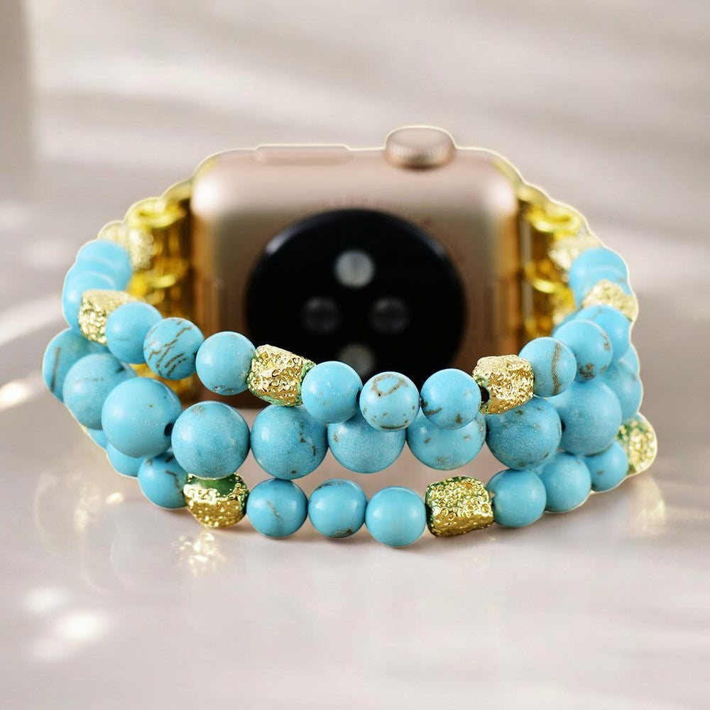 Turquoise Dream Stretch Apple Watch Strap