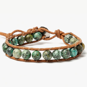 Men's Boho African Turquoise Bracelet - Cape Diablo