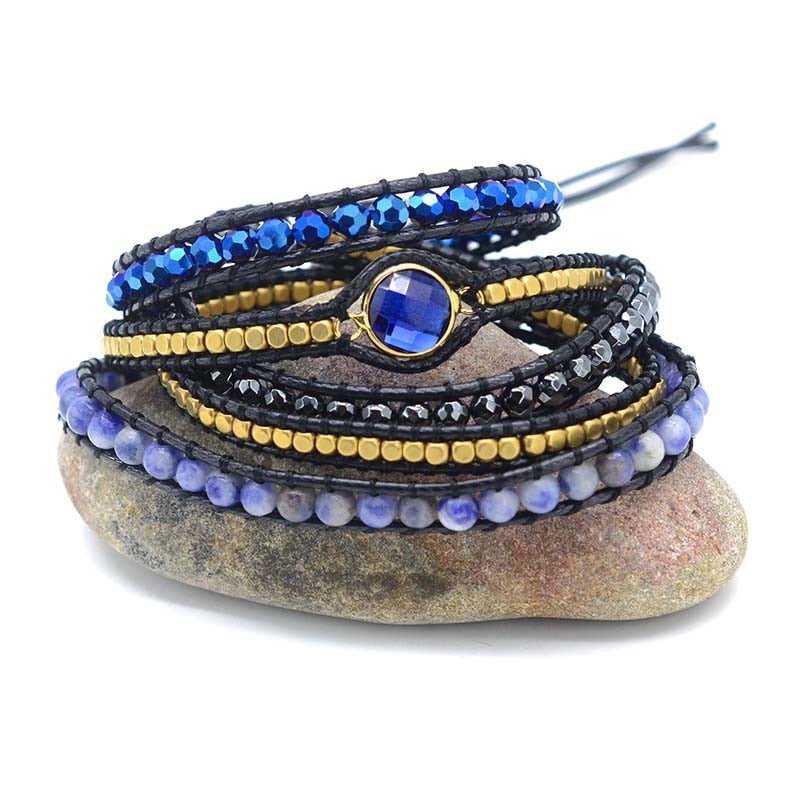 Peaceful Dream Crystal Wrap Bracelet - Cape Diablo