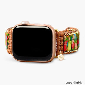 Rainforest Jasper Apple Watch Strap - Cape Diablo