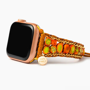 Tropical Jasper Apple Watch Strap - Cape Diablo